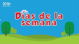 Días de la semana para niños en español  Videos Aprende [upl. by Ennasor]