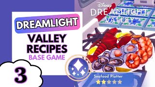 Disney Dreamlight Valley  How To Cook Base Game Appetizers  Part 3 [upl. by Kenzie682]