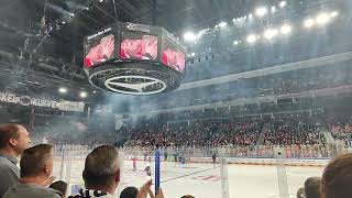 Eisbären Berlin Einlauf mit pyro vs Schwenninger Wild Wings [upl. by Asiak]