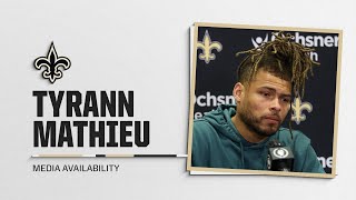 Tyrann Mathieu on Dennis Allens departure  New Orleans Saints [upl. by Nohtanhoj]