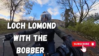 Winter ride to Tarbet on the Bobber [upl. by Karb]