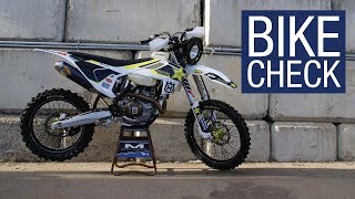 Custom Husqvarna FE 501 Baja Motorcycle Build [upl. by Olonam859]