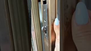 Fixing a Japanese sliding door lock japan handywoman homerepair locksmith [upl. by Anirbys]