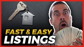 FASTEST and EASIEST Way To Get Listings for Real Estate Agents [upl. by Toffic]