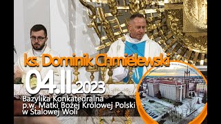 Nauka rekolekcyjna ks Dominik Chmielewski MBK w Stalowej Woli 0402023 [upl. by Ynahteb]