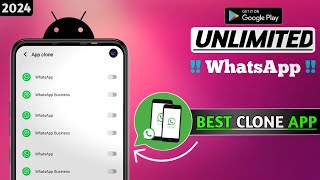 🔥Best WhatsApp Clone App For Android In 2024  🧲Use Unlimited WhatsApp In One Phone [upl. by Ennairej558]