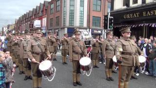 UVF Regimental Band 4  Memorial Parade East Belfast [upl. by Odysseus]