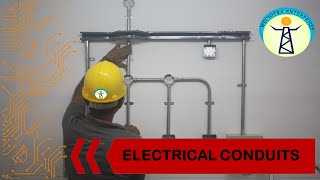 Installation of electrical conduit is done at site In English [upl. by Orth880]