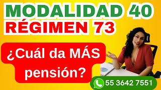 Decisiones inteligentes entre Modalidad 40 y Régimen 73 [upl. by Engdahl]