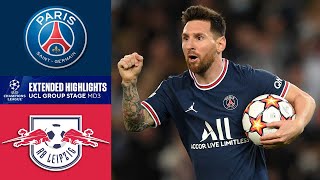 Paris SaintGermain vs RB Leipzig Extended Highlights  Group Stage  Match Day 3  CBS Sports … [upl. by Durnan747]