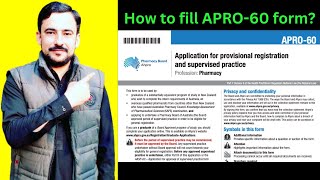 How to apply for AHPRA registration  How to fill APRO60 form  What after KAPS  KAPS Exam [upl. by Zitah]