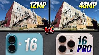 iPhone 16 vs 16 Pro Camera Test  SHOCKING Differences [upl. by Aicercul]