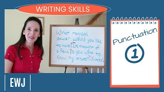 English Writing Skills 1 Sentence Punctuation and Contractions [upl. by Elsy]