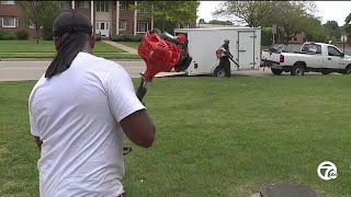 Harper Woods police Lawn care equipment thefts on the rise lock up [upl. by Ykcor]