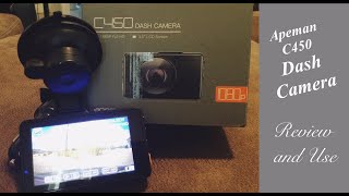 Apeman C420 DashCam Unboxing amp Demo [upl. by Llehsem120]