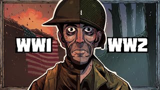 The WORLD WARS From Americas Perspective Full Documentary  Animated History [upl. by Nnywg]