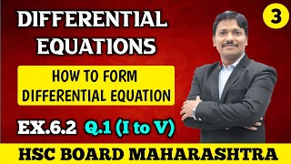 Differential Equations Ex 62 Part 3  12th MathsII New Syllabus 2020 Maharashtra Dinesh Sir [upl. by Quillan]