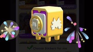 Monopoly Go  Opening All 3 STICKERS REWARDS Vault Used 1550 Sticker monopolygo [upl. by Samuele546]