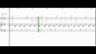 Orff Carmina Burana O fortuna  Bass [upl. by Nylacaj]