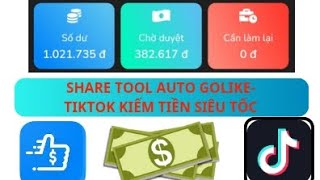 SHARE TOOL AUTO GOLIKETIKTOK SIÊU MƯỢT BẰNG NGÔN NGỮ PYTHONDAME CONGHE [upl. by Alian]