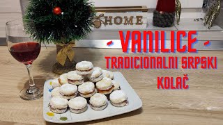 Vanilice  tradicionalni srpski kolač  cijeli recept vanilicerecept [upl. by Simonsen]