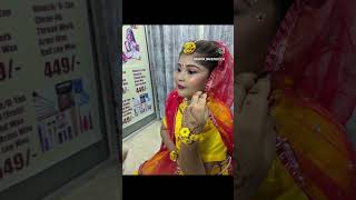 Makeup look radhakrishna flowers makeup [upl. by Ker]