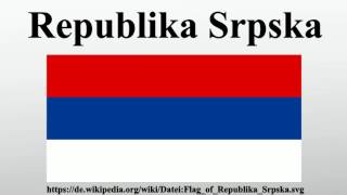 Republika Srpska [upl. by Rasec]