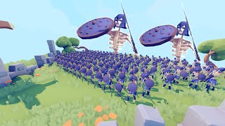 2 EVERY DOOD SWORDSMEN VS 1000 SMALL Swordsmen BATTLE  TABS Totally Accurate Battle Simulator [upl. by Durante645]