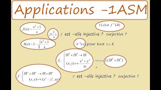 Applications  3 exercices  1asm [upl. by Airdnaxila]