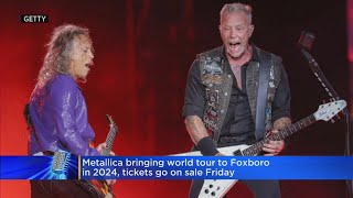 Metallica announces 2024 Foxboro concert dates [upl. by Mojgan]