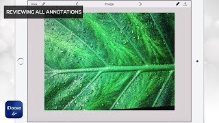 Adding pictures annotations in iDoceo and reviewing in gallery [upl. by Ahsam741]