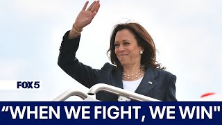 VP Kamala Harris releases first presidential campaign video featuring Beyoncés song Freedom [upl. by Ahsilrae]