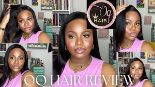 I BOUGHT A VIRAL TIKTOK WIG  OQ HAIR FIRST IMPRESSIONS  20in straight Glueless unit  Wig Review [upl. by Ramo807]