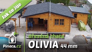 🏠 Naše realizace  Dřevěná chata OLIVIA u Plzně  Pinecacz [upl. by Annauj]