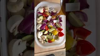 How to Grill Vegetable Kabobs with Teriyaki Sauce essycooks veganrecipes [upl. by Barkley522]