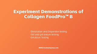 Collagen FoodPro™ B Exploring the Beauty of its Solubilization and Gelation [upl. by Saref]