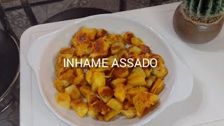 INHAME ASSADO  Cozinha Saudável [upl. by Yreffeg]