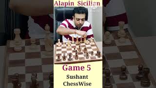 Alapin Sicilian  5 shorts chessshorts [upl. by Eunice]