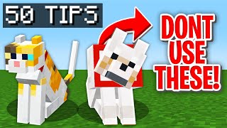 50 TIPS AND TRICK To Survive 100 Days in Hardcore Minecraft [upl. by Nimsay]