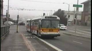 San Francisco MUNI Dieselbuses in 2000 [upl. by Abran]