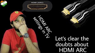 Lets clear the doubts about HDMI ARC and What setting we have to do in TV for ARC output hdmiarc [upl. by Dahcir]