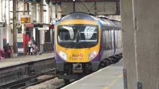 Double TransPennine Express Class 185 approaches Preston 7913 [upl. by Rhodia]