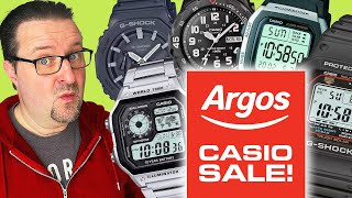 5 Shockingly Affordable CASIO Watches in the Argos AutumnWinter Sale [upl. by Bakerman]