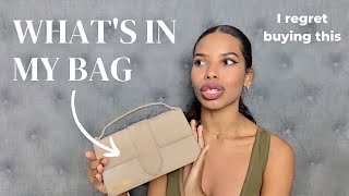 JACQUEMUS le grand bambino 2 year update  WHATS IN MY BAG [upl. by Roze16]