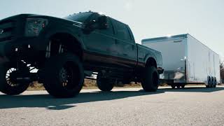 Towing Enclosed Trailer  BulletProof Hitches [upl. by Ledda]