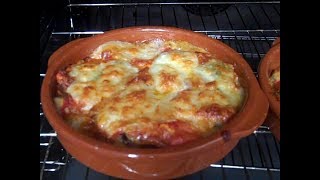 Greek baked aubergineeggplant recipe [upl. by Malvino]