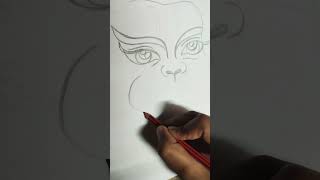 Hanuman pencil sketch shortvideoviral pencilsketch drawing pencilart shortsvideo [upl. by Aitnecserc]