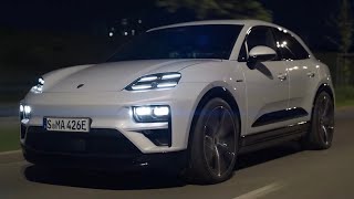 PORSCHE MACAN 2024 DRIVING at night  IMPRESSIVE Matrix LED lights amp details [upl. by Eitsirk]