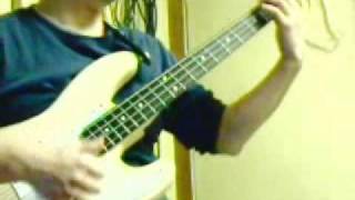 Gunbuster2 OP Groovin Magic Played on Bass [upl. by Namien]