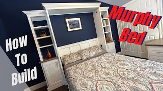 Building a Murphy Bed with CreateaBed Hardware murphybed homeimprovement diy [upl. by Irabaj]